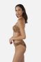 Barts voorgevormde strapless bandeau bikinitop Yindi beige donkerblauw oranje - Thumbnail 2