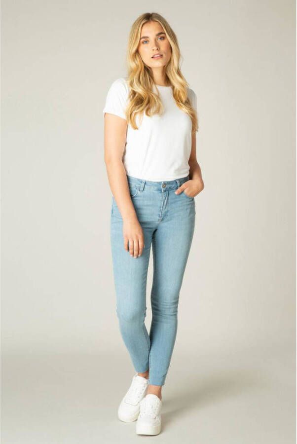 Base Level high waist skinny jeans Ann lichtblauw
