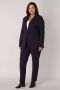 Base Level Curvy blazer Yacey donkerblauw - Thumbnail 2