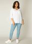 Base Level Curvy Shirtblouse Yanina met v-hals - Thumbnail 2