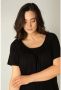 Base Level Curvy T-shirt Yokia In vormvaste katoenmix-kwaliteit - Thumbnail 2