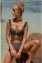 Beachlife strik bikinibroekje met lurex antraciet - Thumbnail 3