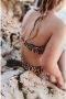 Beachlife triangel bikini bruin zwart Meisjes Polyamide Zebraprint 146 152 - Thumbnail 5