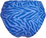 BEACHWAVE bikinibroekje met zebraprint blauw - Thumbnail 2