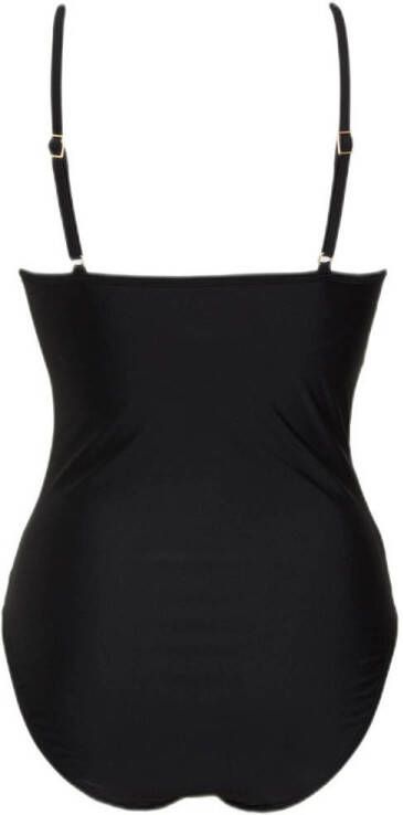 BEACHWAVE corrigerend badpak met mesh details zwart - Foto 2