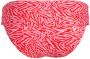 BEACHWAVE omslag bikinibrioekje met zebraprint roze rood - Thumbnail 2