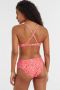 BEACHWAVE omslag bikinibrioekje met zebraprint roze rood - Thumbnail 3