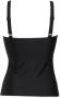 BEACHWAVE voorgevormde tankini bikinitop zwart - Thumbnail 2