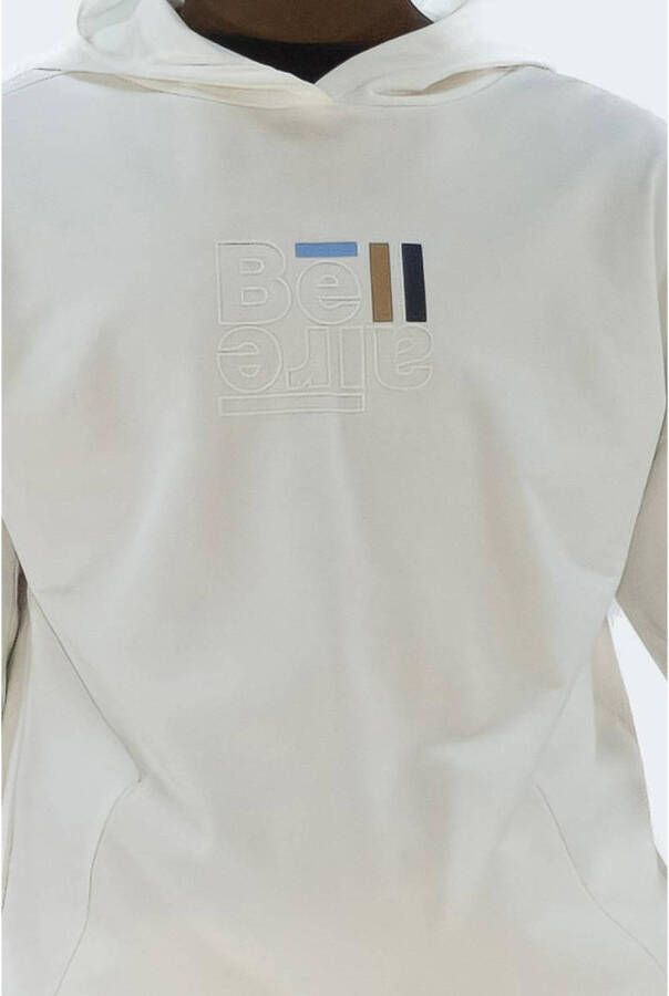 Bellaire hoodie met printopdruk wit