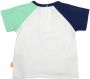 BESS baby T-shirt met tekst wit groen blauw Jongens Katoen Ronde hals Tekst 56 - Thumbnail 3