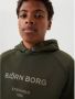 Björn Borg hoodie met logo groen Sweater Logo 134-140 - Thumbnail 3