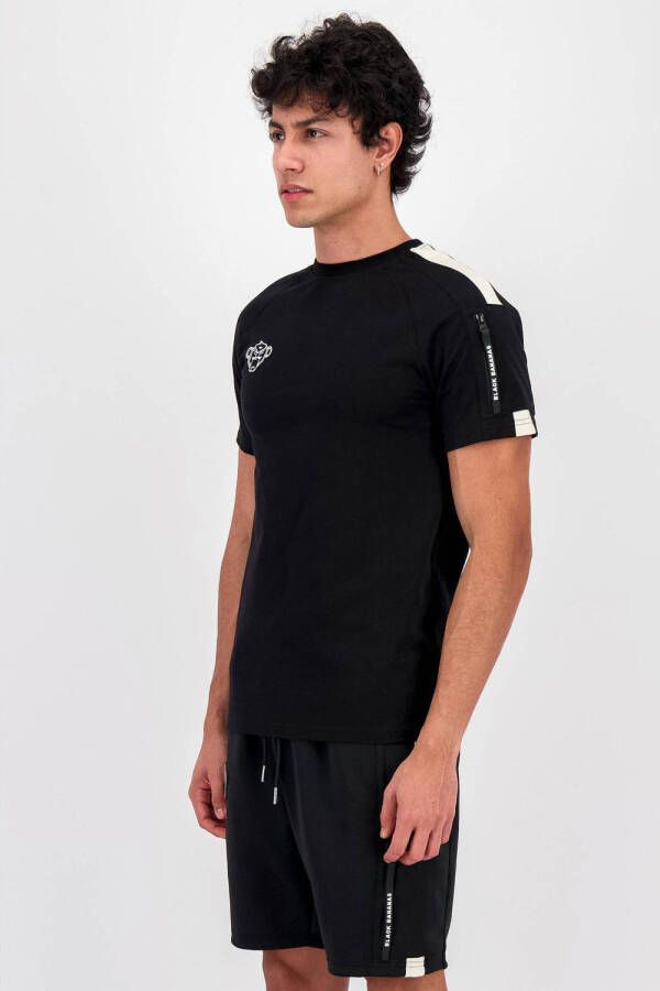 BLACK BANANAS gestreept T-shirt GYBE black