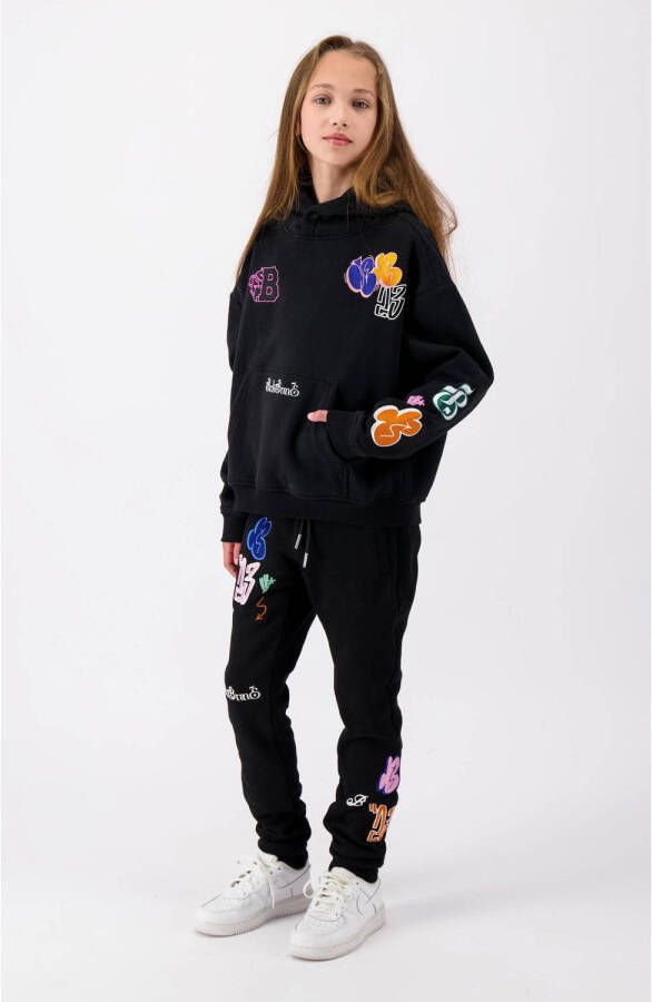 BLACK BANANAS hoodie zwart Sweater Printopdruk 128 Kledingwinkel