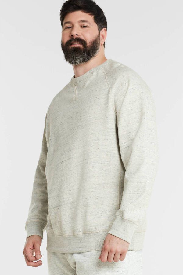 Blend Big gemêleerde sweater BHAlton Plus Size stone mix - Foto 5