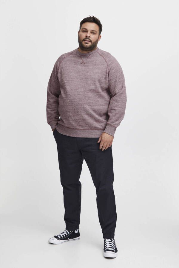 Blend Big gemêleerde sweater BHAlton Plus Size wine red