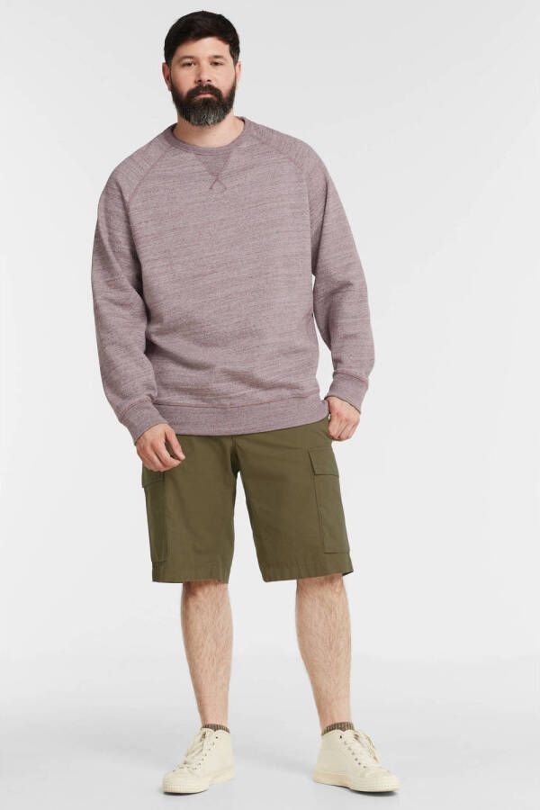 Blend Big gemêleerde sweater BHAlton Plus Size wine red