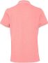Blend slim fit polo met contrastbies roze - Thumbnail 4