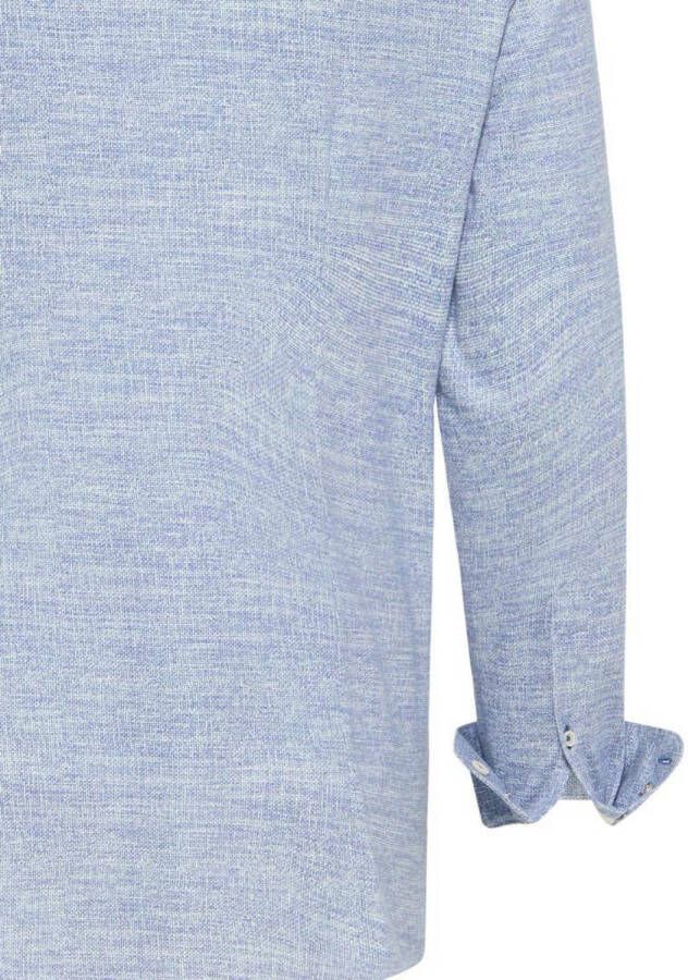 Blue Industry gemêleerd slim fit overhemd lichtblauw