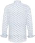 Blue Industry casual overhemd slim fit groene knopen lichtblauw geprint - Thumbnail 2