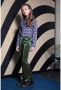 B.Nosy fluwelen flared broek groen - Thumbnail 2