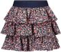 B.Nosy gebloemde rok donkerblauw groen roze - Thumbnail 3
