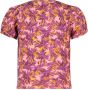 B.Nosy T-shirt met all over print roze paars Meisjes Polyester Ronde hals 122 128 - Thumbnail 2
