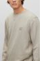 BOSS Casualwear Sweatshirt met labelpatch model 'WESTART' - Thumbnail 3