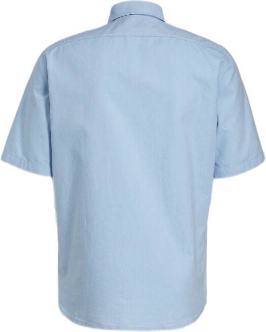 BOSS regular fit overhemd open blue