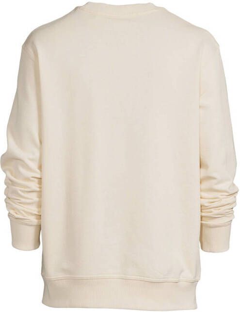 BOSS sweater met logo light beige