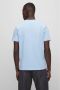 BOSS Casualwear T-shirt met labelstitching model 'Tales' - Thumbnail 5