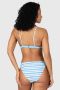 Brunotti voorgevormde triangel bikini Alison lichtblauw wit - Thumbnail 3