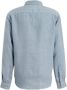 BUTCHER OF BLUE Heren Overhemden Robbins Linen Clean Shirt Blauw - Thumbnail 7