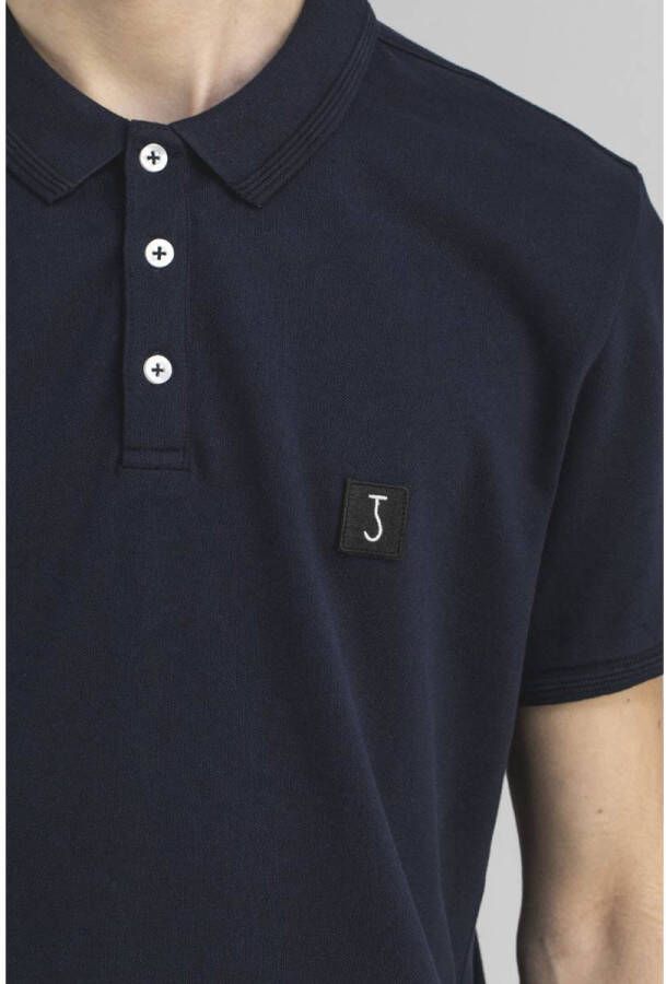 Butcher of Blue regular fit polo donkerblauw