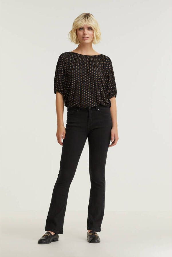 B.Young flared jeans BYLOLA zwart