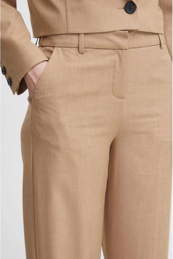 B.Young wide leg pantalon BYDANTA beige