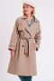 Cache trenchcoat jas met ceintuur beige - Thumbnail 3