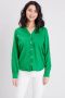 Cache blouse met linnen groen - Thumbnail 3