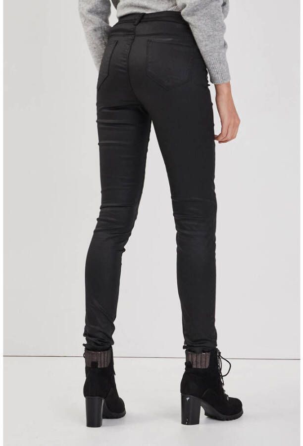 Cache coated high waist skinny jeans zwart - Foto 2