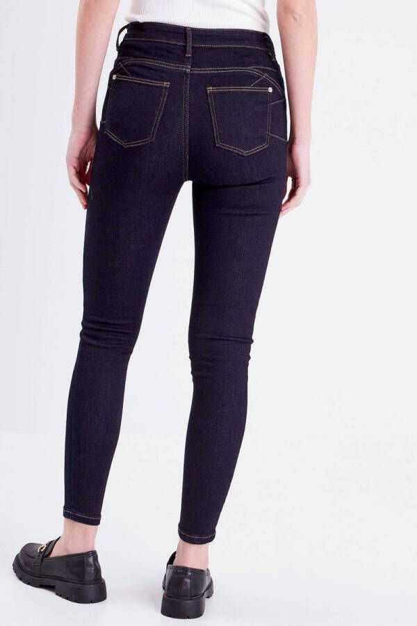 Cache high waist skinny jeans dark blue denim