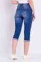 Cache slim fit capri jeans dark blue - Thumbnail 2