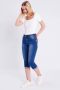 Cache slim fit capri jeans dark blue - Thumbnail 3
