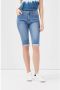 Cache slim fit korte jeans blauw - Thumbnail 2