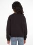 Calvin Klein sweater met logo zwart Logo 140 | Sweater van - Thumbnail 2