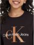 Calvin Klein sweater met logo zwart Logo 140 | Sweater van - Thumbnail 3