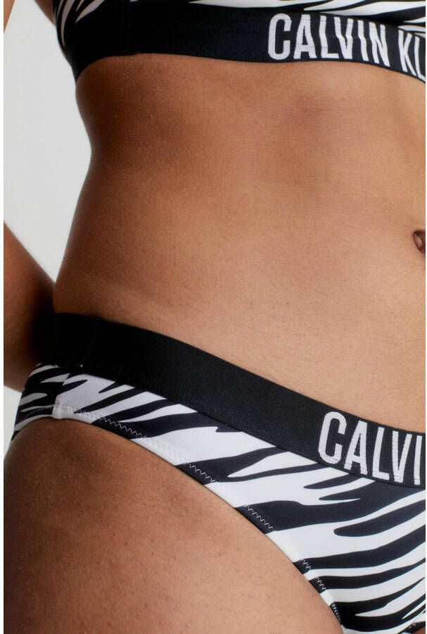 Calvin Klein bikinibroekje zwart wit