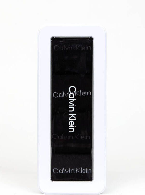 Calvin Klein giftbox sokken met logo set van 4 zwart