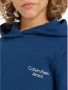 Calvin Klein hoodie met biologisch katoen blauw Sweater Jongens Katoen (biologisch) Capuchon 164 - Thumbnail 3