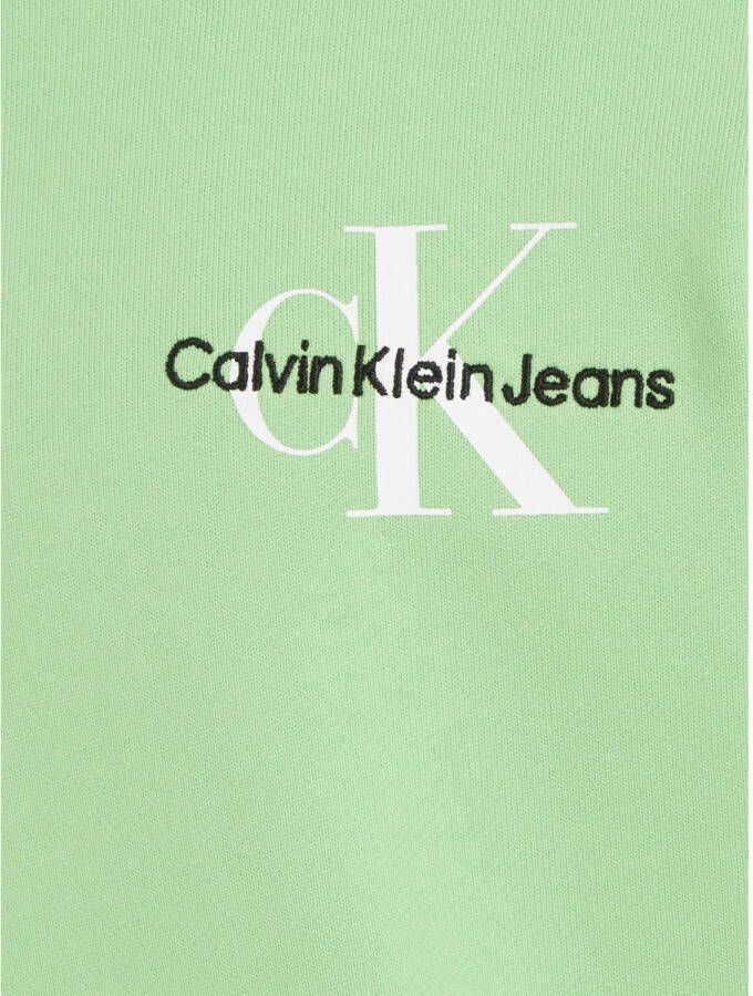 Calvin Klein hoodie met logo felgroen