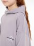 Calvin Klein hoodie met logo lila Sweater Paars Meisjes Katoen Capuchon 116 - Thumbnail 4