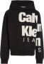 Calvin Klein hoodie met tekst zwart wit - Thumbnail 2